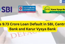Rs 9.73 Crore Loan Default in SBI, Central Bank and Karur Vysya Bank