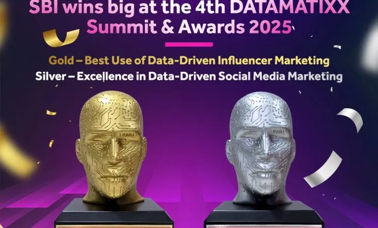 SBI wins Awards at 4th DATAMATIXX Summit & Awards 2025