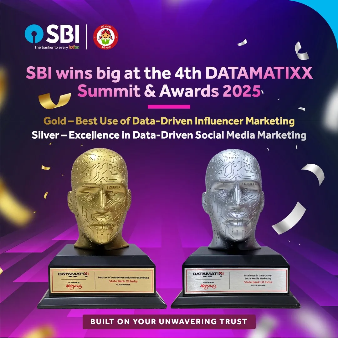 SBI wins Awards at 4th DATAMATIXX Summit & Awards 2025