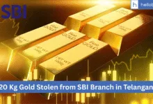 20 Kg Gold Stolen from SBI Branch in Telangana