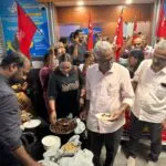Canara Bank Employees protest against Beef Ban in Kerala