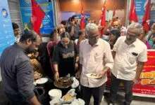 Canara Bank Employees protest against Beef Ban in Kerala
