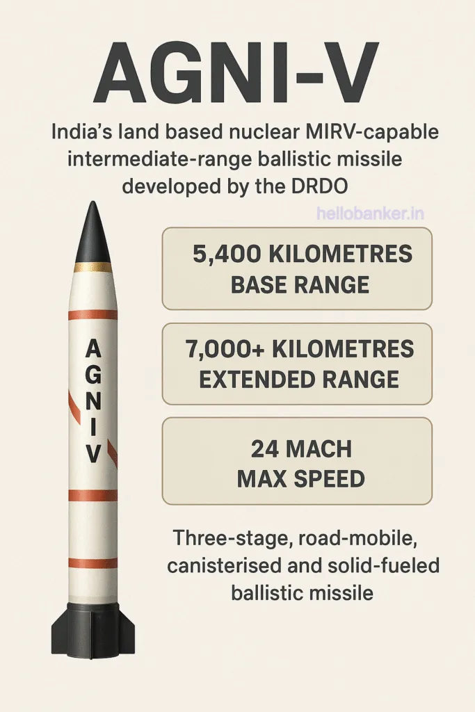 Agni V missile