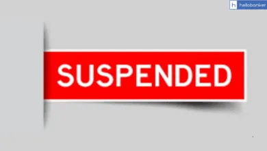 Suspended
