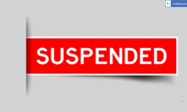 Suspended