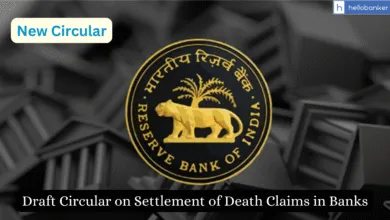 RBI released Draft Circular on Settlement of Death Claims in Banks
