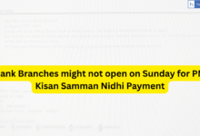 Bank Branches might not open on Sunday for PM Kisan Samman Nidhi Payment