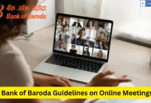 Bank of Baroda Guidelines on Online Meetings: RTI Reply