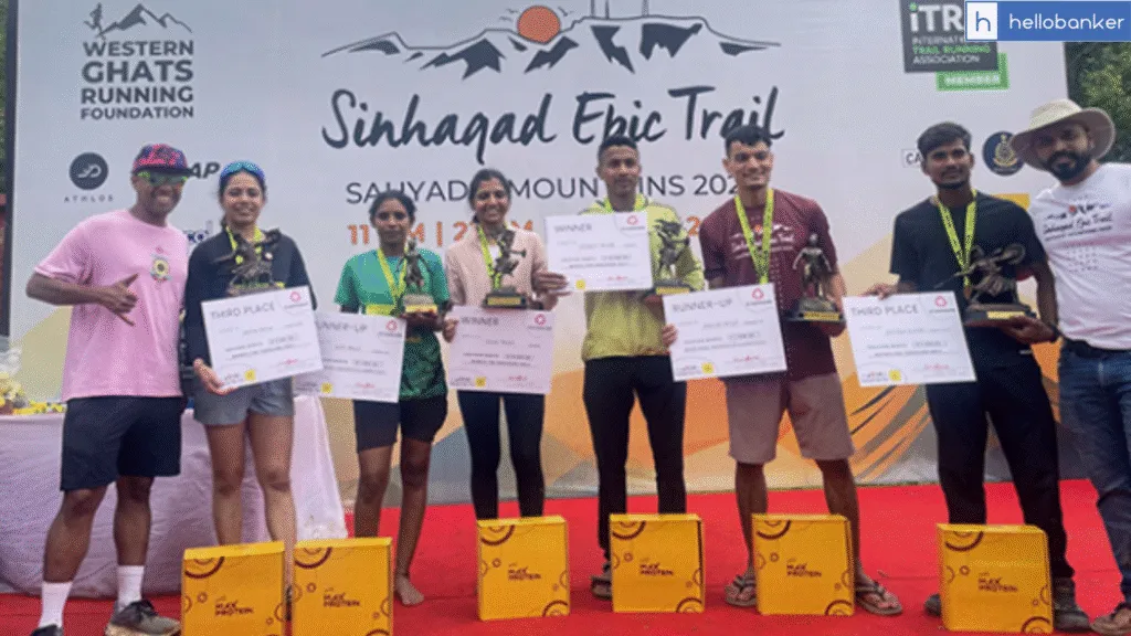 Bank of Baroda Officer Secures 3rd Position in Sinhagad Epic Trail Run 2025
