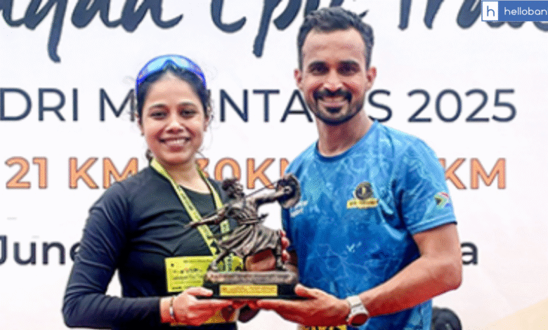 Bank of Baroda Officer Secures 3rd Position in Sinhagad Epic Trail Run 2025