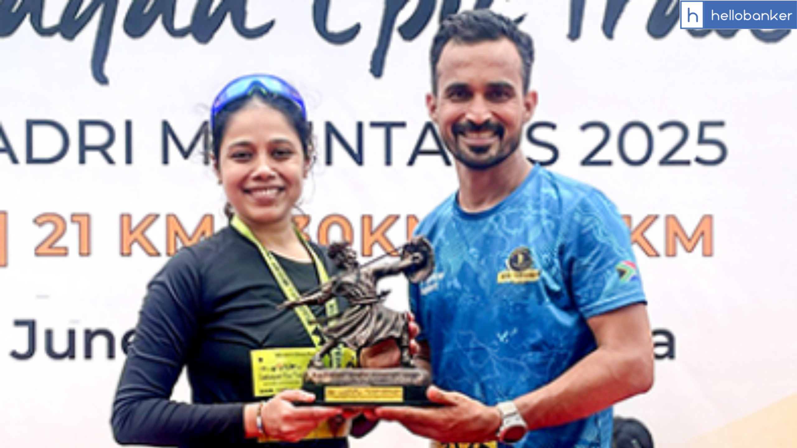 Bank of Baroda Officer Secures 3rd Position in Sinhagad Epic Trail Run 2025