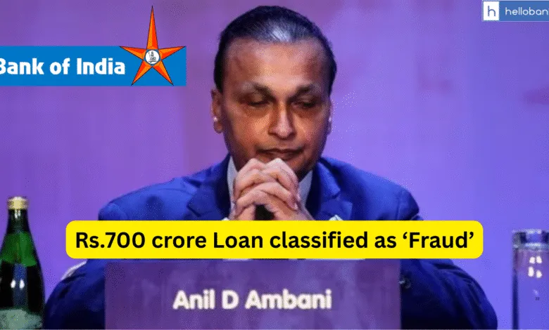 Bank of India Classifies Loan Account of Reliance Communications as 'Fraud'