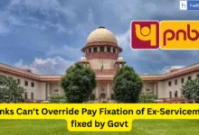 Banks Can't Override Pay Fixation of Ex-Servicemen fixed by Govt