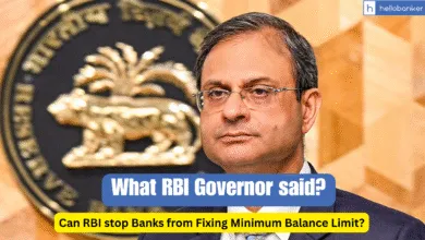 Can RBI stop Banks from Fixing Minimum Balance Limit? What RBI Governor said?