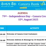 Canara Bank Organises Canara Crest Meet on Independence Day