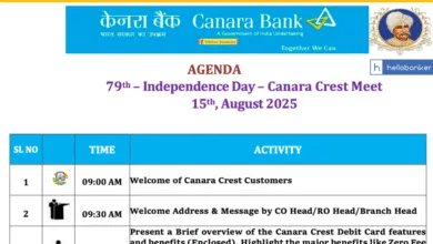Canara Bank Organises Canara Crest Meet on Independence Day