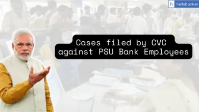 Cases filed by CVC against PSU Bank Employees