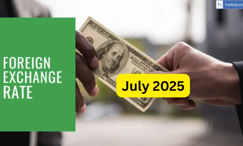 Foreign Exchange Rates of All Countries July 2025