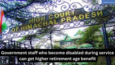 Government staff who become disabled during service can get higher retirement age benefit