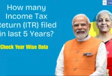 How many Income Tax Return (ITR) filed in last 5 Years? Check Year Wise Data
