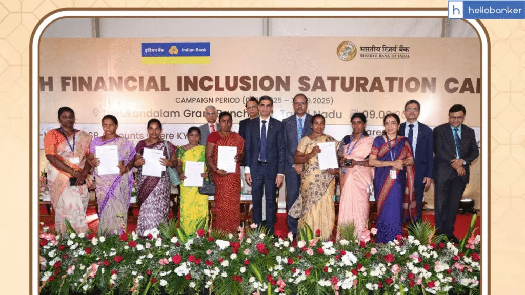 Indian Bank organised Financial Inclusion Campaign on 9th August
