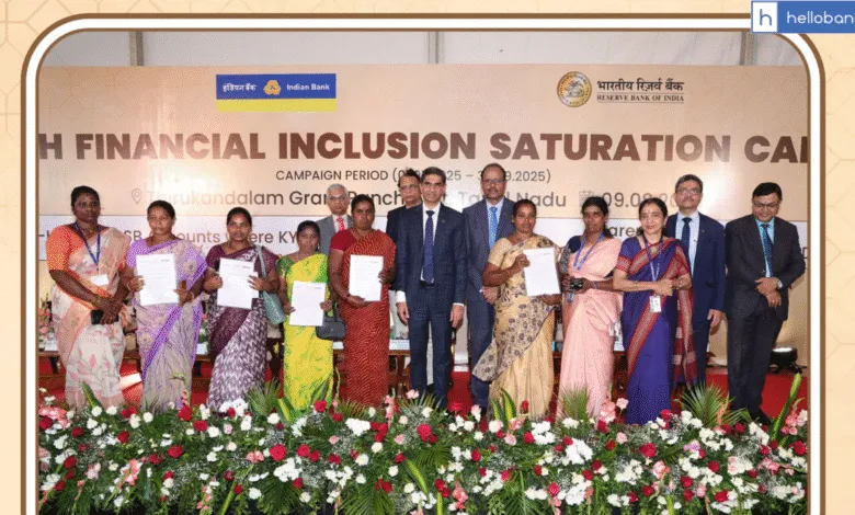 Indian Bank organised Financial Inclusion Campaign on 9th August