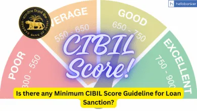 Is there any Minimum CIBIL Score Guideline for Loan Sanction? RBI says NO