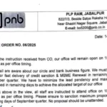 Punjab National Bank Jabalpur orders Staff to work on Independence Day