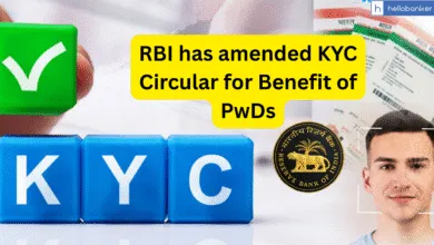 RBI has amended KYC Circular for Benefit of PwDs