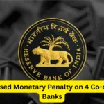 RBI imposed Monetary Penalty on 4 Co-operative Banks