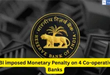 RBI imposed Monetary Penalty on 4 Co-operative Banks