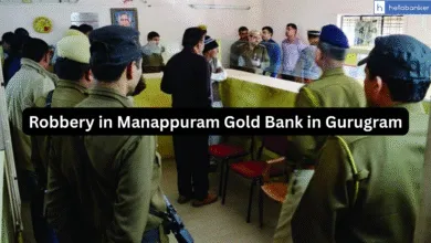 Robbery in Manappuram Gold Bank in Gurugram