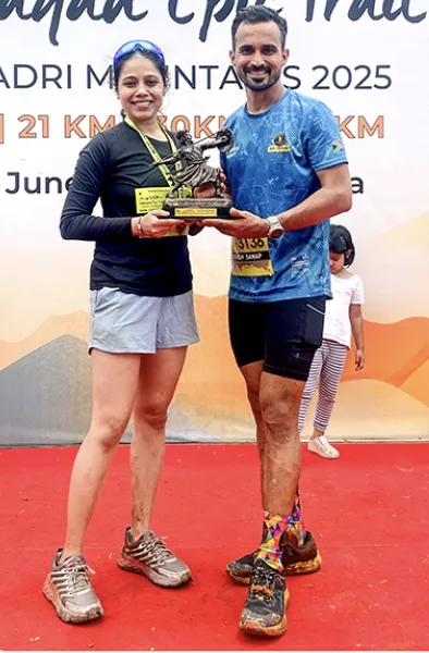 Bank of Baroda Officer Secures 3rd Position in Sinhagad Epic Trail Run 2025