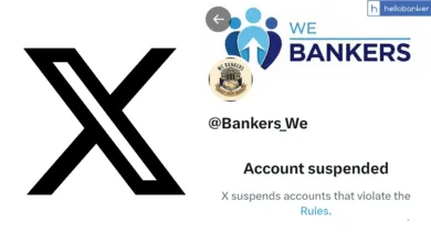 We Bankers X (Twitter) Account Suspended