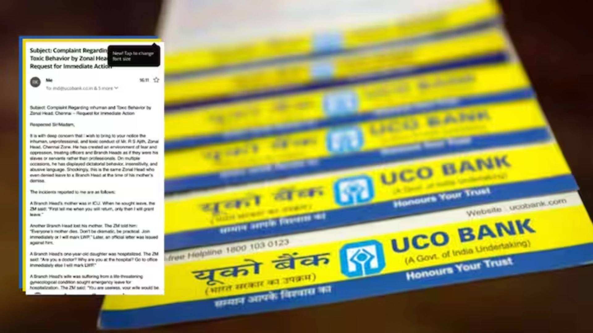 Everyone's Mother Dies! UCO Bank Employee denied Leave in Emergency Situations