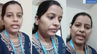 Female Staff in Canara Bank cries in Viral Video