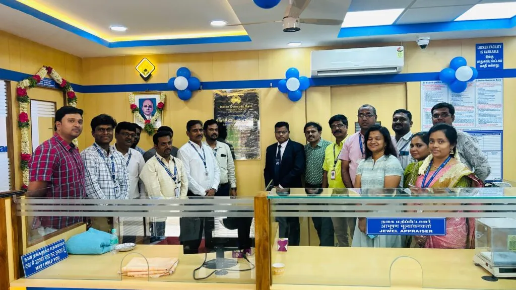 Indian Overseas Bank Inaugurates New Premises of Andipatti Branch
