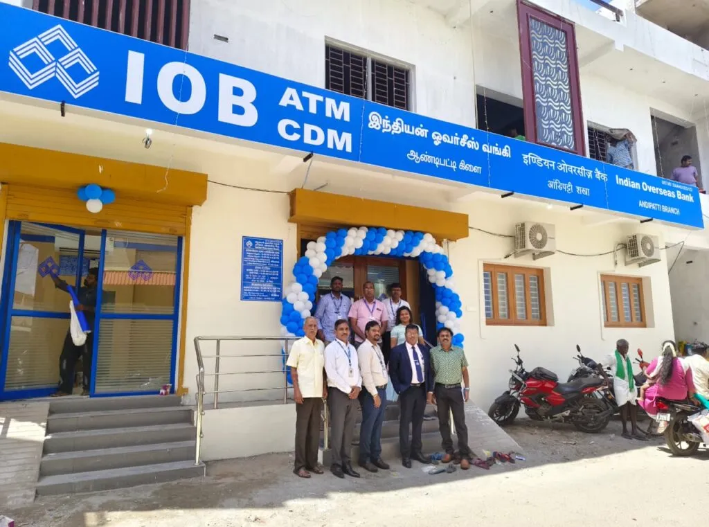 Indian Overseas Bank Inaugurates New Premises of Andipatti Branch