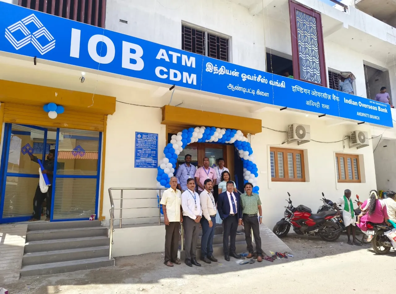 Indian Overseas Bank Inaugurates New Premises of Andipatti Branch