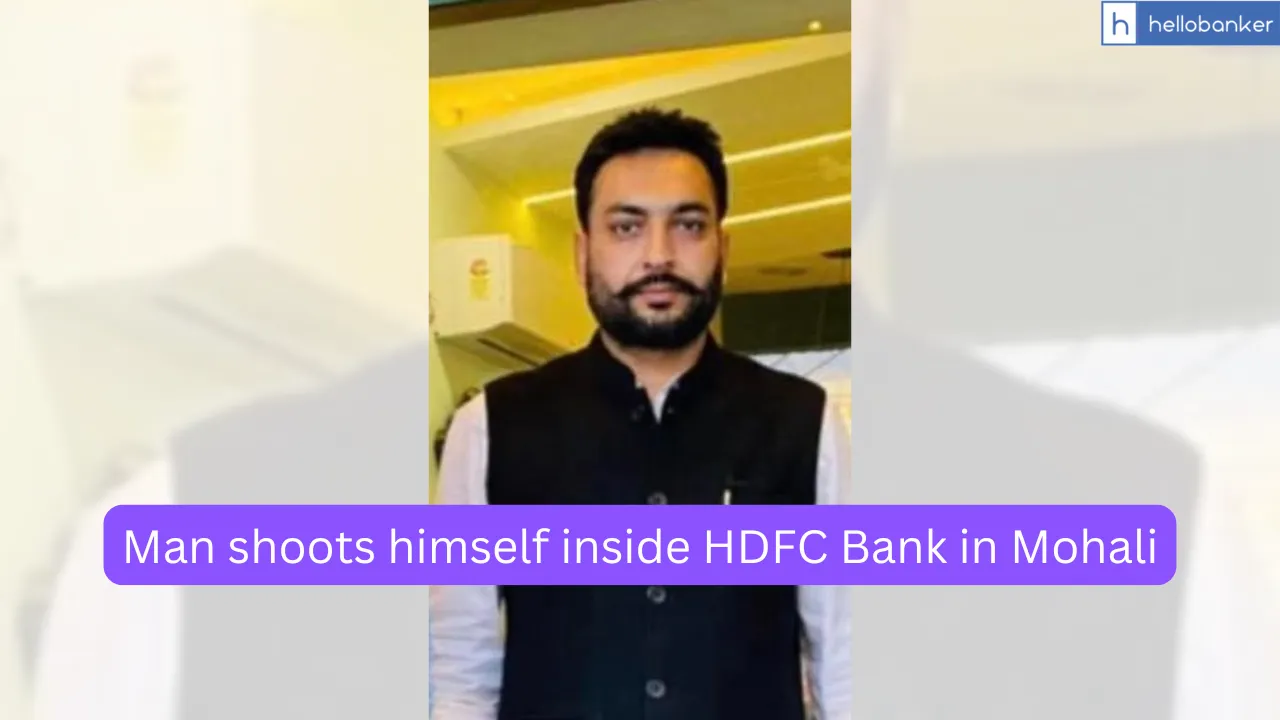 Man shoots himself inside HDFC Bank in Mohali