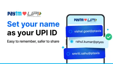 Paytm launches Personalised UPI IDs, Use Your Name as UPI ID