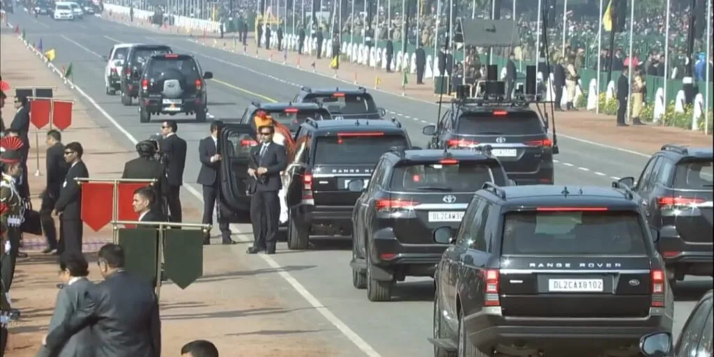 Convoy of PM Modi