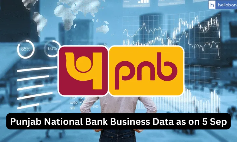 Punjab National Bank Business Data as on 5 Sep