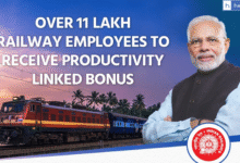 Railway Employees to get Bonus Salary before Diwali, Govt has approved Bonus for 10 lac Employees