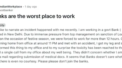 Government Banks are the worst place to work, PSU Bank Employee shares his story on Reddit