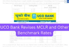 UCO Bank Revises MCLR and Other Benchmark Rates