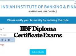 26 October is Last Date to Apply for IIBF Diploma Certificate Exams