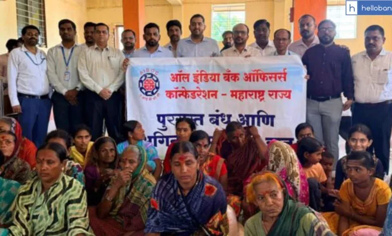 AIBOC Maharashtra Extends Flood Relief Support to Affected Families