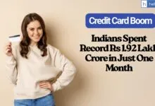 Credit Card Boom: Indians Spent Record Rs 1.92 Lakh Crore in Just One Month