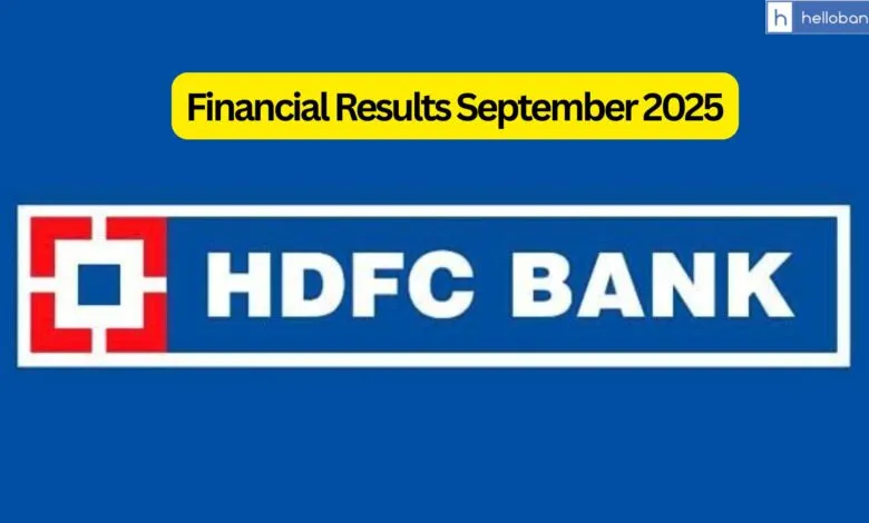 HDFC Bank Financial Results September 2025